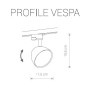 Трековый светильник Profile Vespa 9323