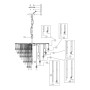 Подвесная люстра Linn MOD091PL-09G