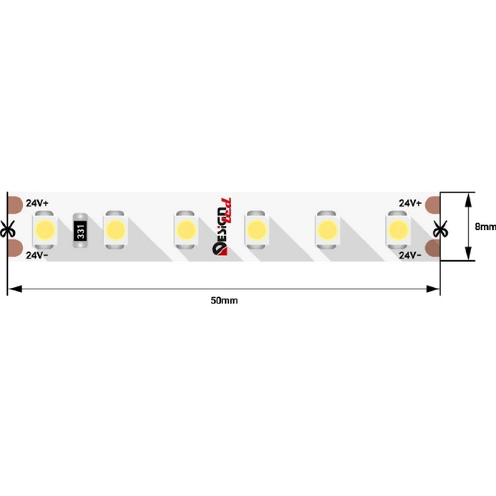 Светодиодная лента LUX DSG3120-24-NW-33