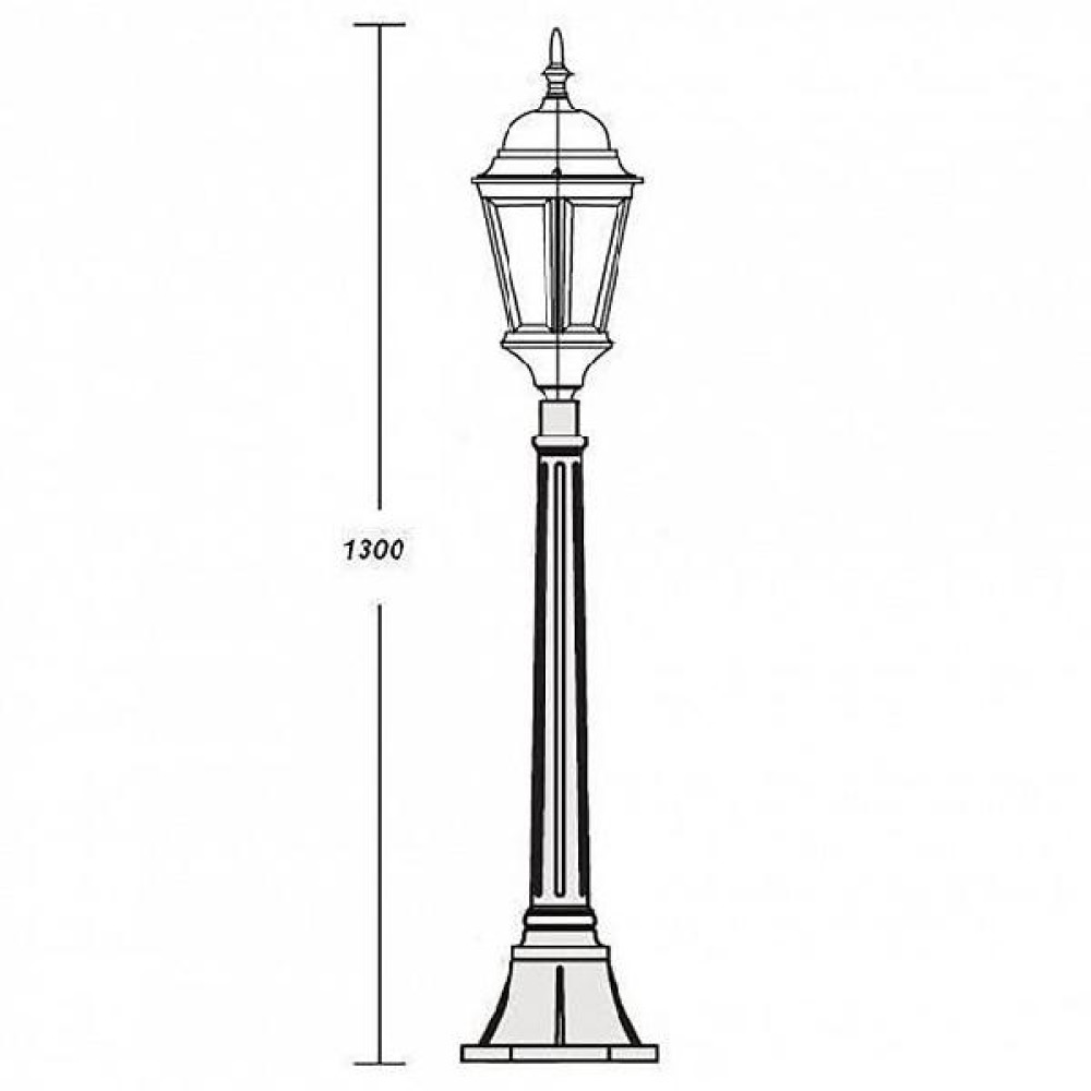 Наземный фонарь  91407L Bl