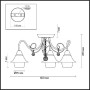Потолочная люстра Brittany 3685/3C