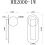Настенный светильник July MR2000-1W