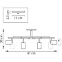 Потолочная люстра Rullo LR718408