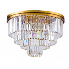 Потолочная люстра 1920s Odeon 9513C/600R gold/clear