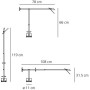 Офисная настольная лампа Tizio A009030