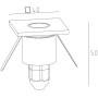 Встраиваемый светильник уличный Встраиваемые светильники c LED W12693 SS